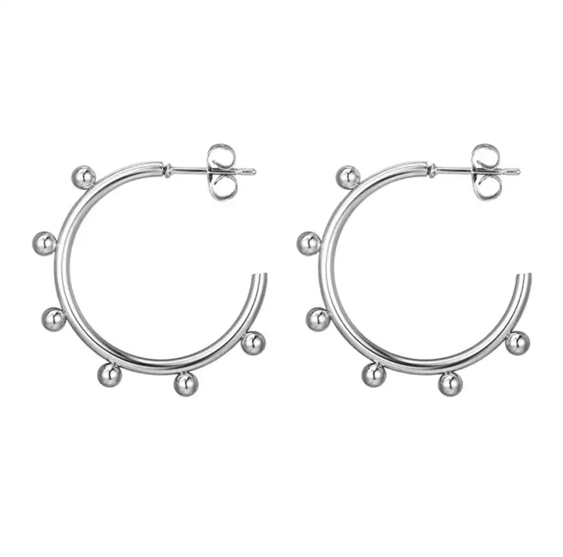 Silver - zilveren dames oorringen - Liefs Jade