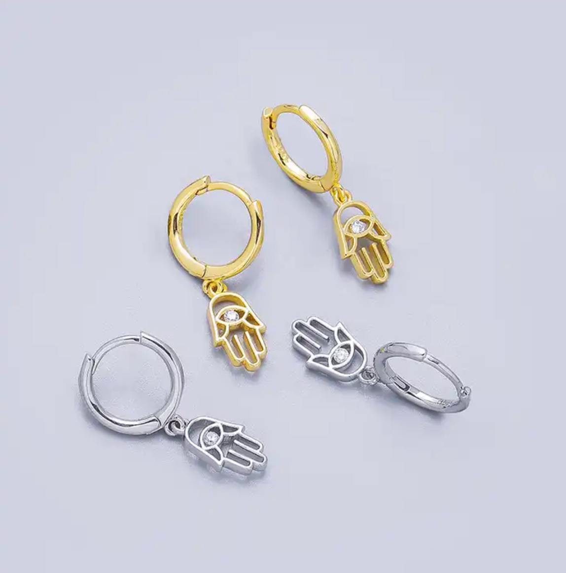 Oorbellen kruis dames 925 zilver