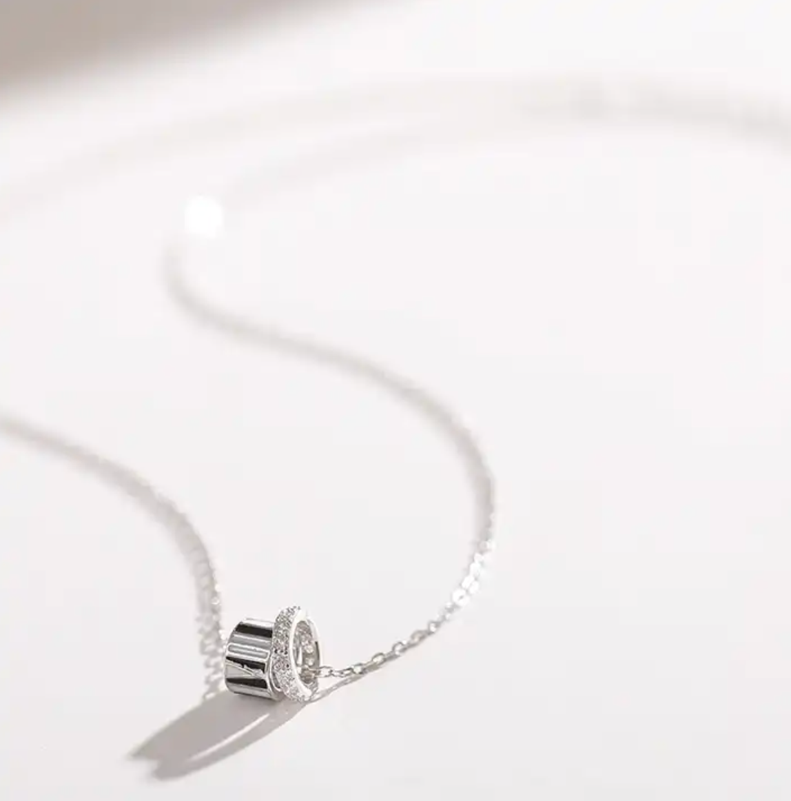 Black & White Zirkonia - zilverkleurige dames ketting - Liefs Jade