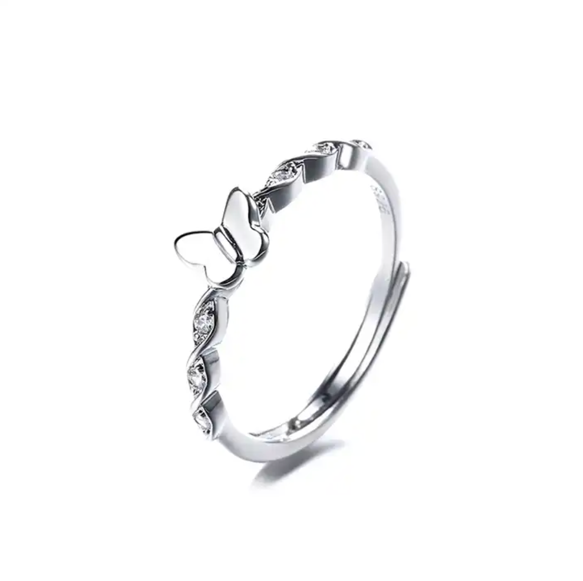 Butterfly ring - Zirkonia ring - Liefs Jade