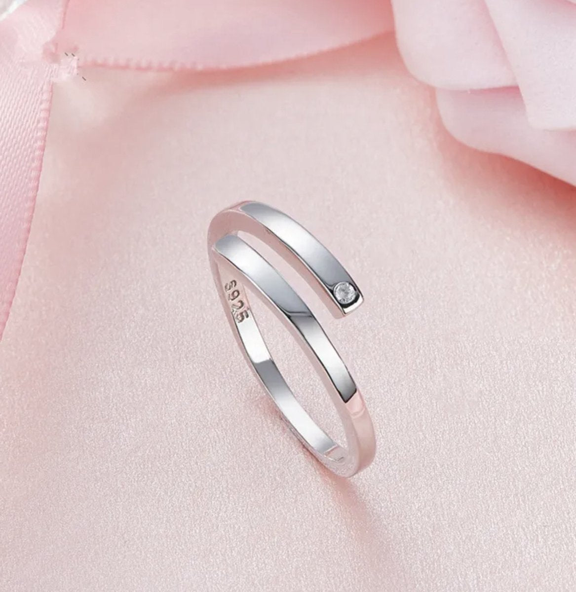 Ringen set dames en heren zilver
