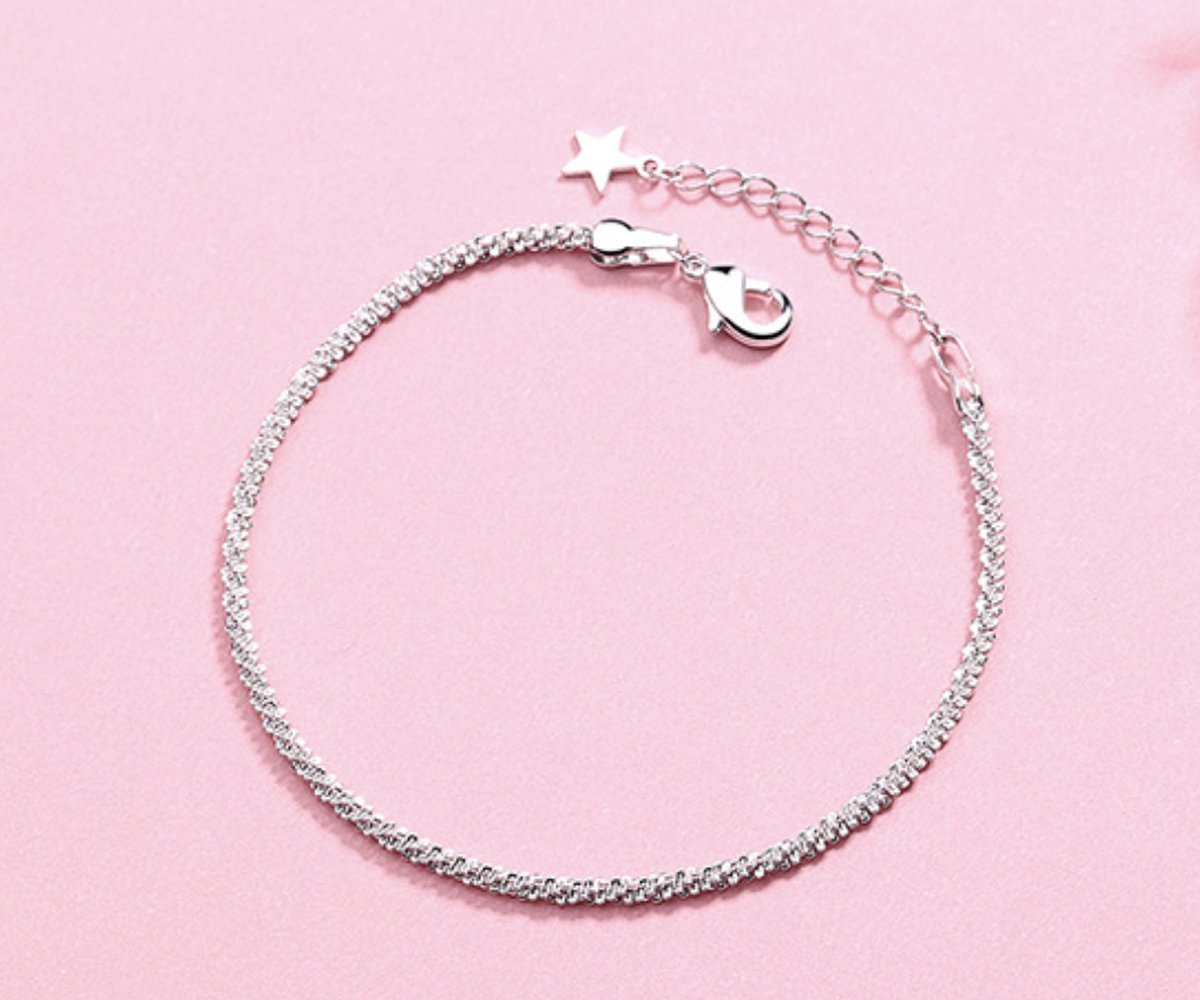 Zilveren armband met ster