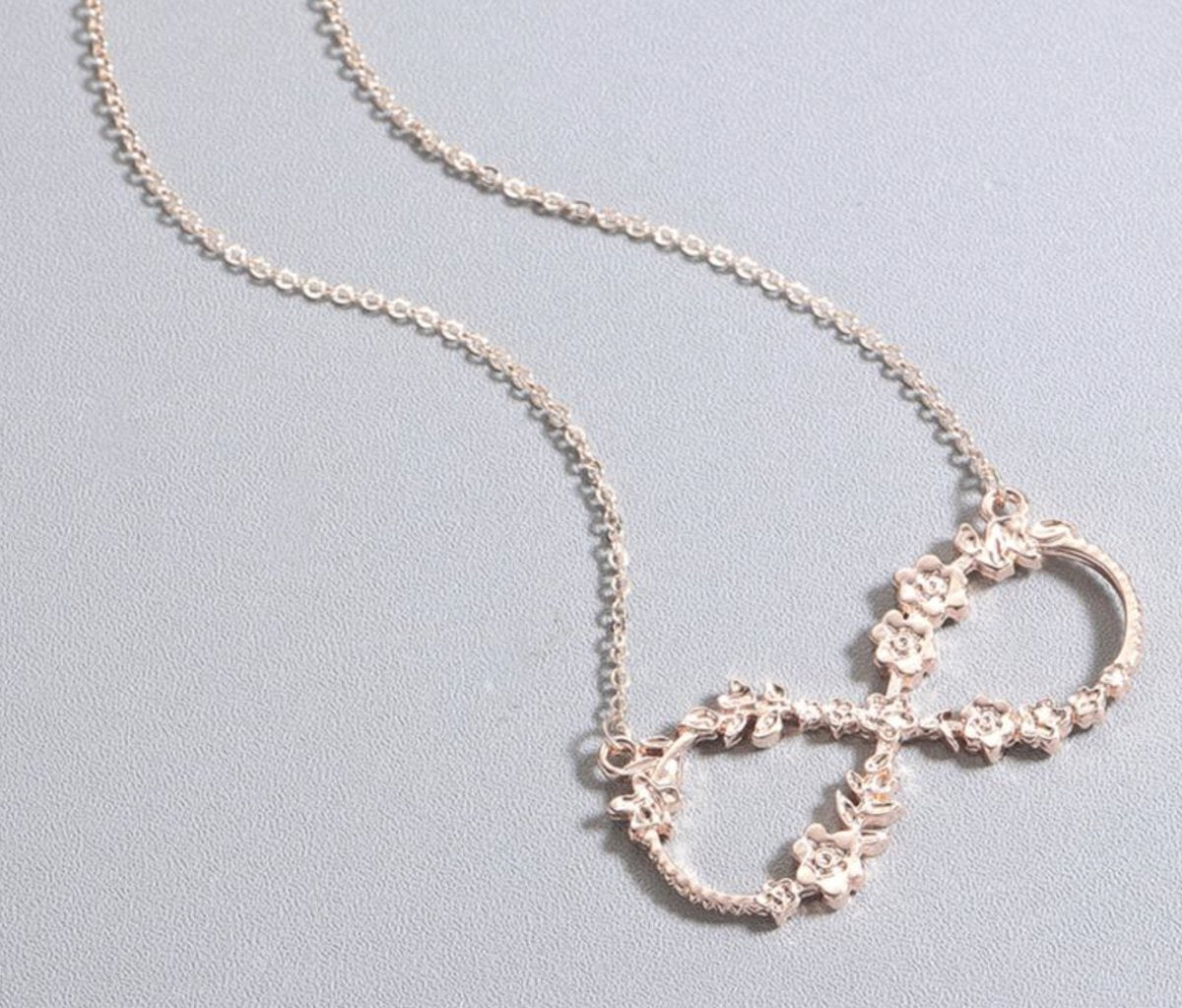 infinity ketting, rosé