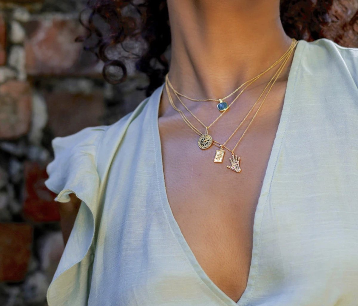 sterrenbeeld ketting, goud