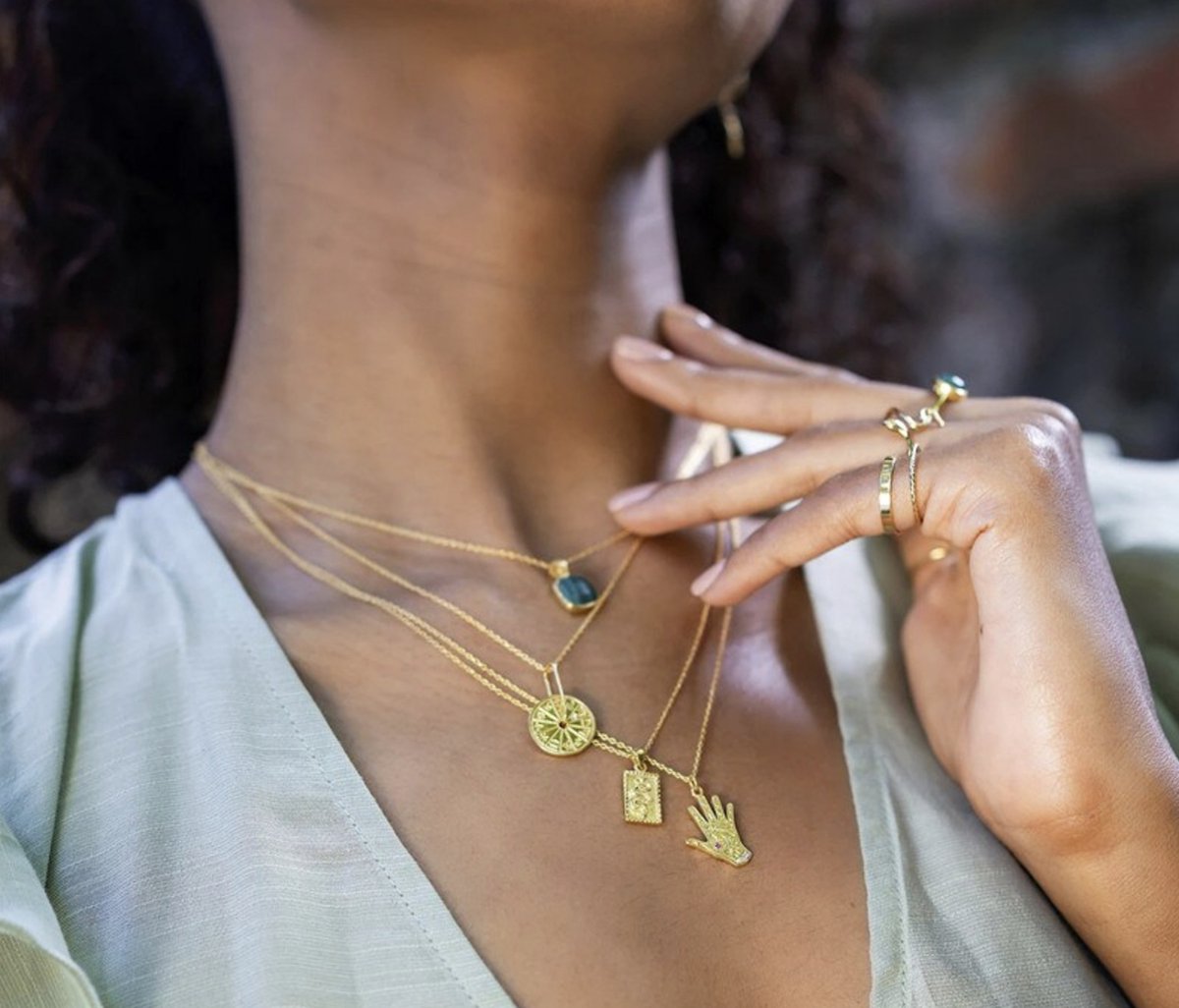 sterrenbeeld ketting, goud