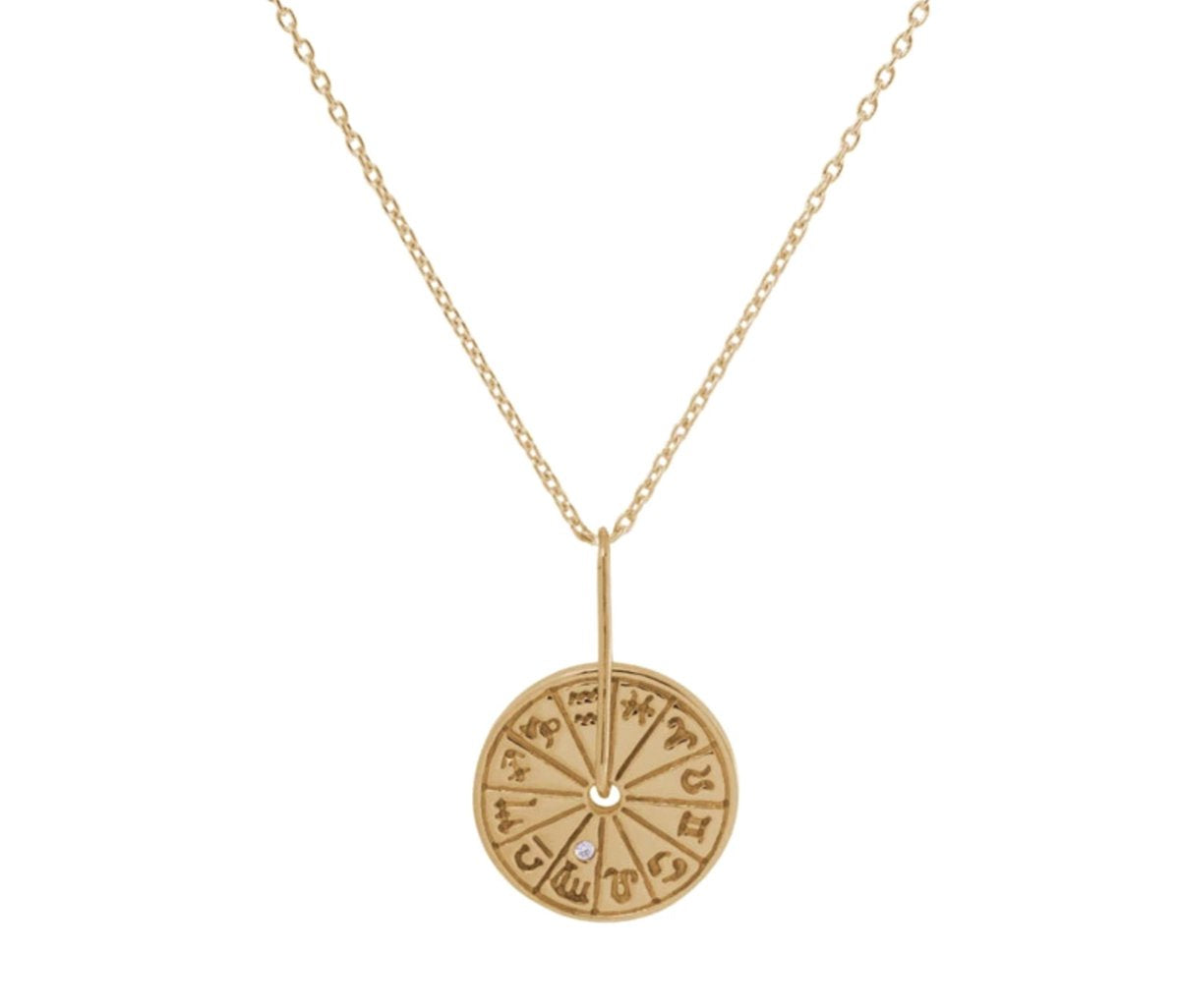 sterrenbeeld ketting, goud