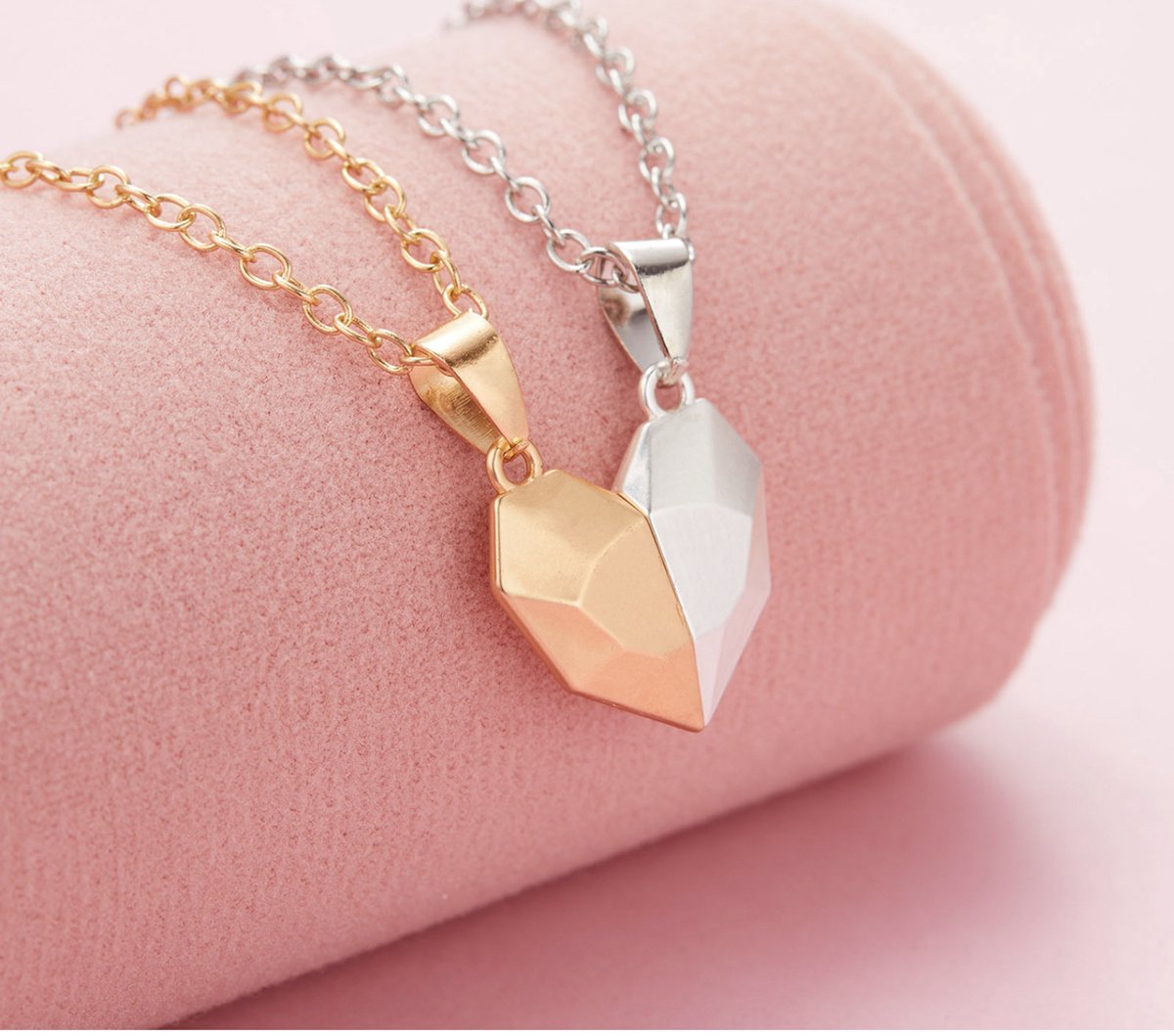 liefdes ketting, goud / zilver