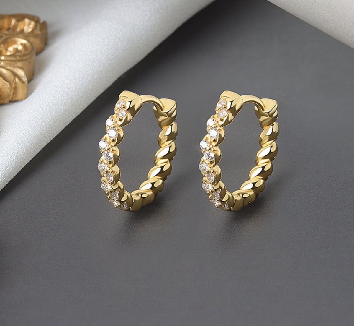 The goldies earrings - gold plated oorringen - Liefs Jade