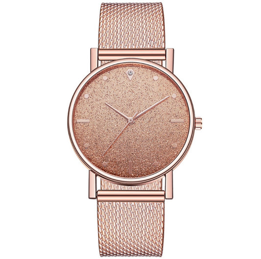 rosékleurige dames horloge ⌀ 36 mm