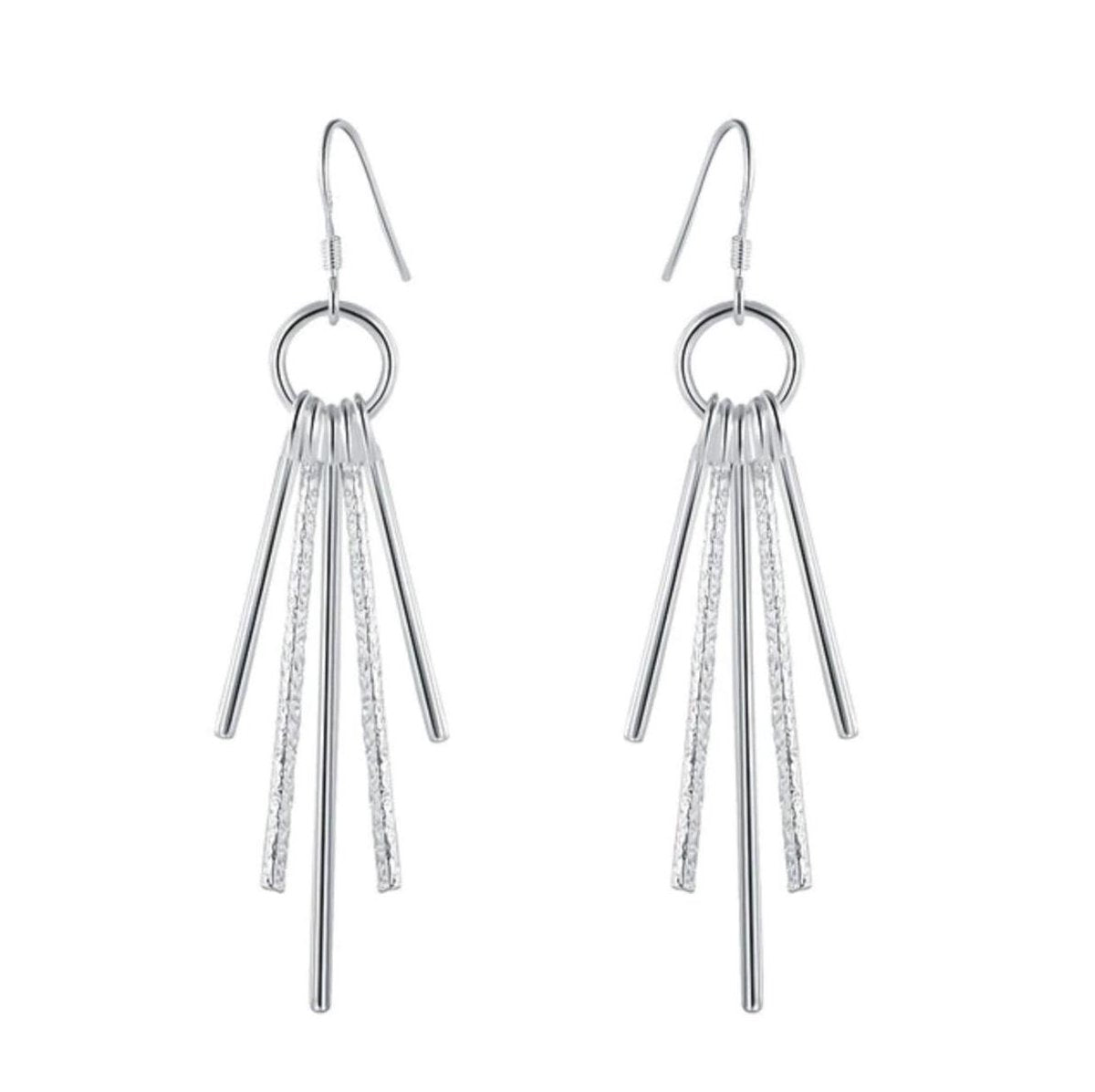 Oorbellen dames zilverkleurig