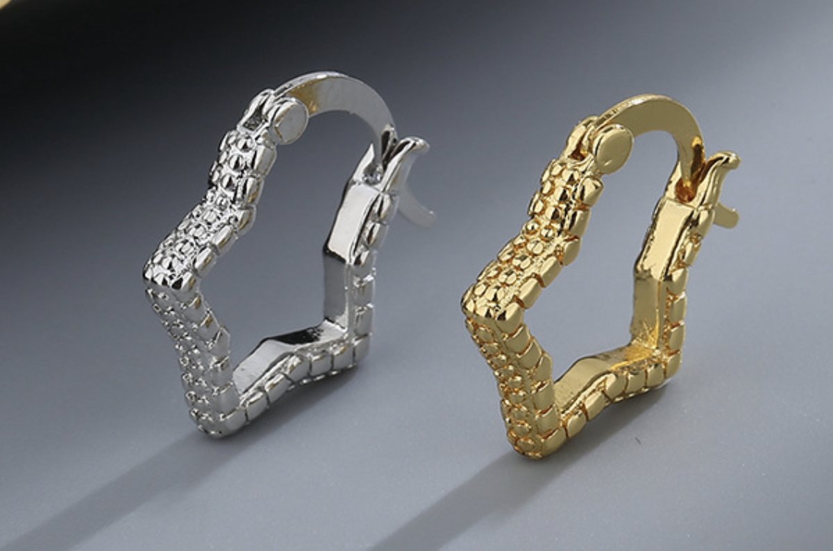 ster oorbellen, goud