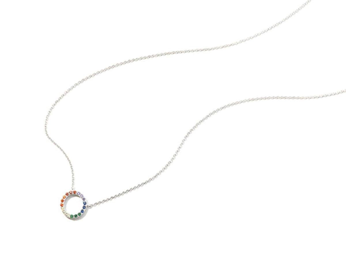 regenboog ketting met rondje