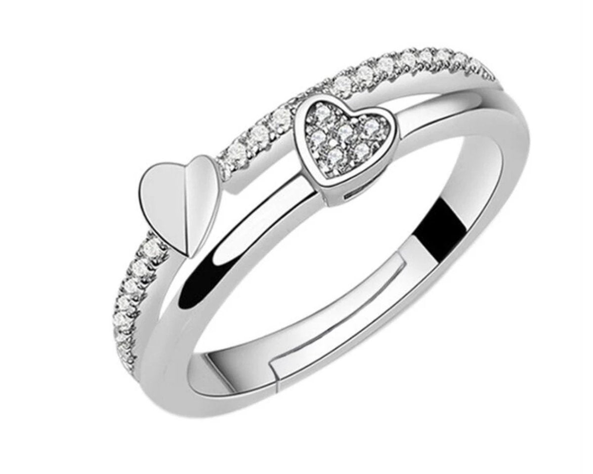 KINGWHYTE Keltische Ring voor Vrouwen 925 Sterling Zilver Verstelbare KINGWHYTE Keltische Ring voor Vrouwen 925 Sterling Zilver Verstelbare