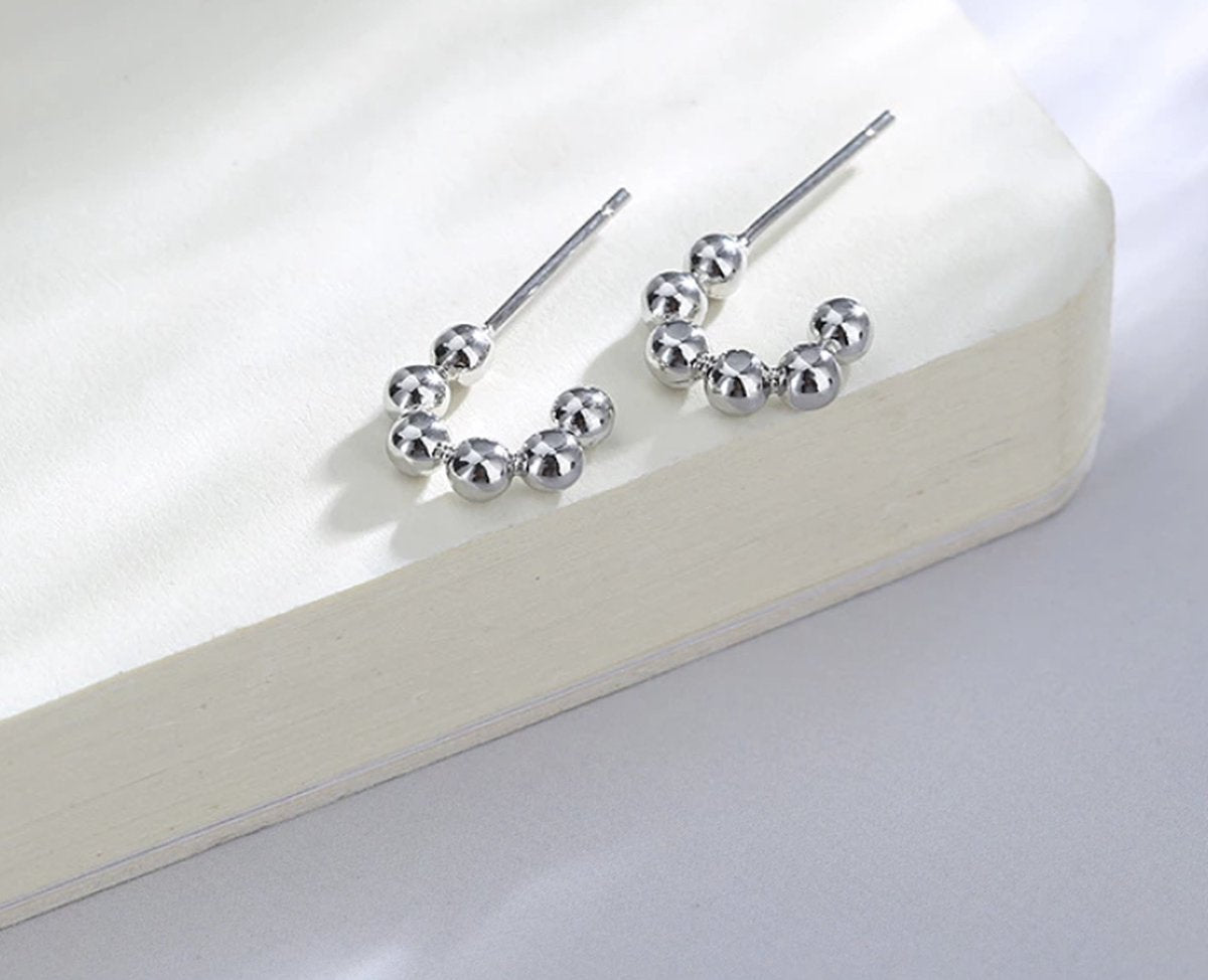 Ballon earrings - zilveren dames oorringen - Liefs Jade