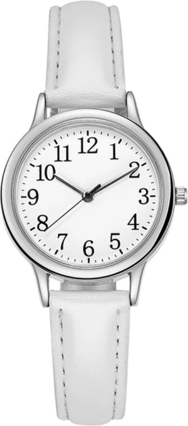 luxe dames horloge, maat ⌀ 31 mm, wit
