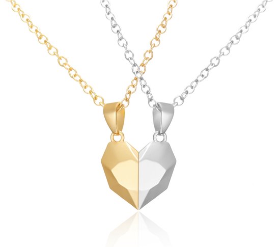 liefdes ketting, goud / zilver