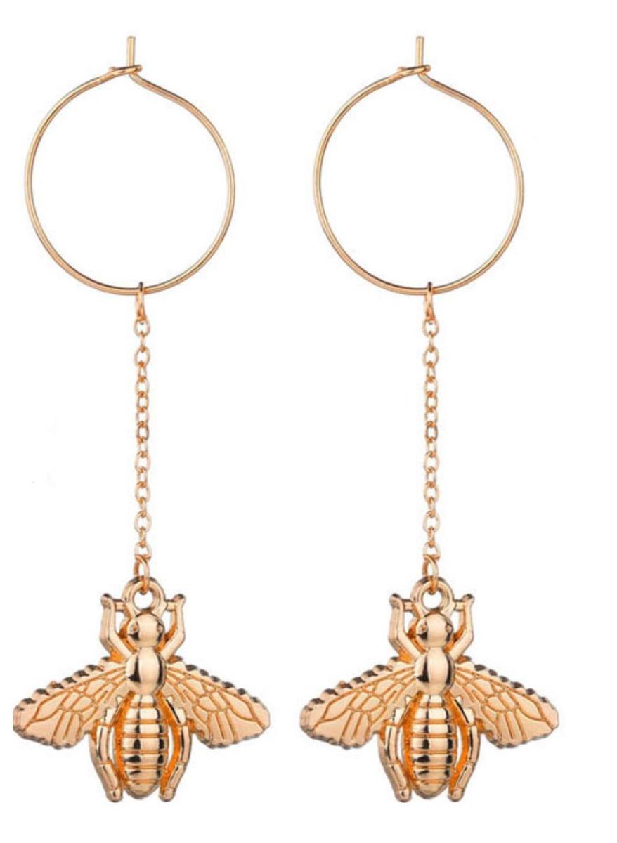 sieraden setje bij oorbellen en kettinkje, goud