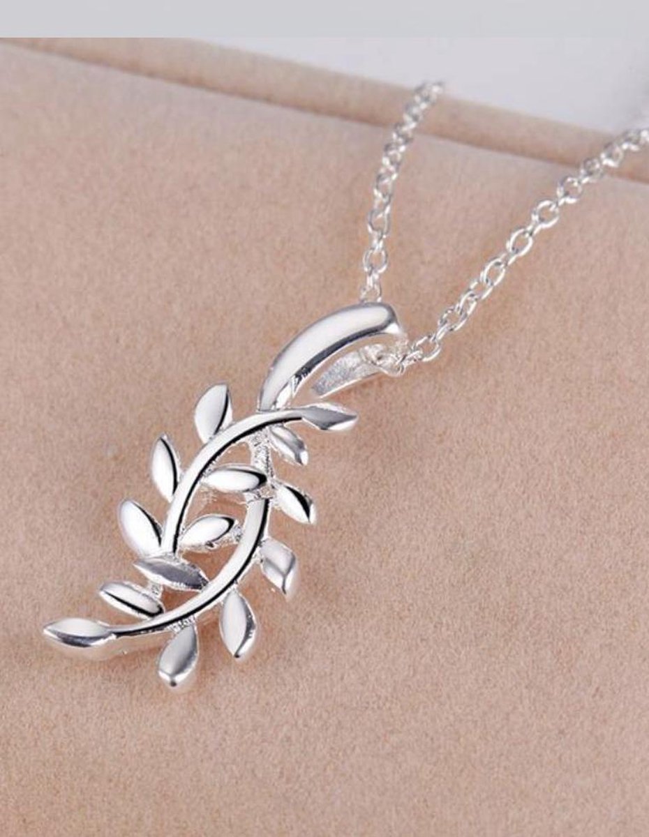 Natuur ketting dames 925 zilver