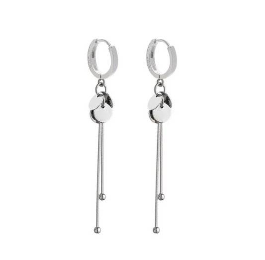 Silver Party - zilverkleurige dames oorhangers - Liefs Jade