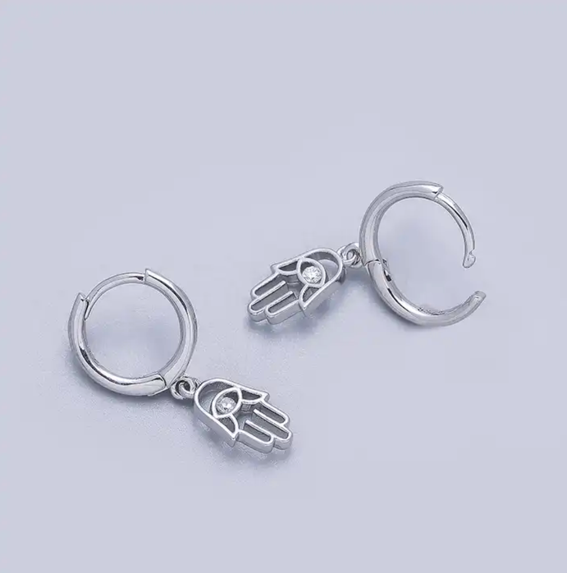 Oorbellen kruis dames 925 zilver