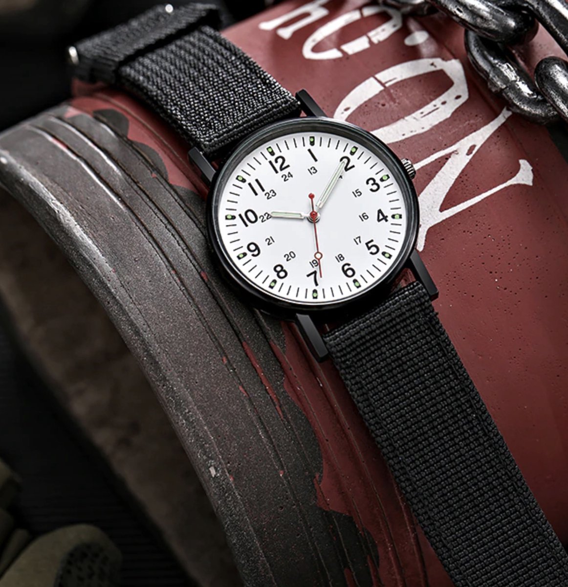stoer heren horloge zwart