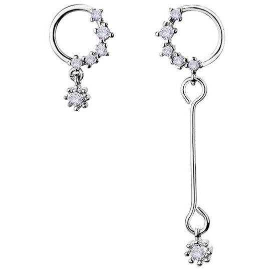 dames oorhangers zilver