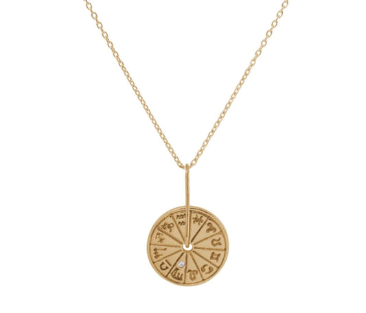 sterrenbeeld ketting, goud