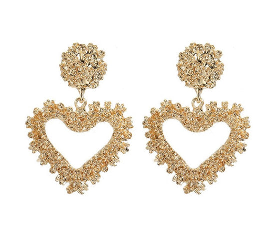 goud hartjes hanger