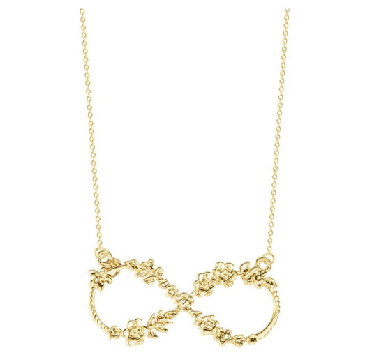 infinity ketting, goud