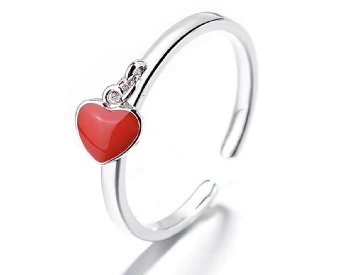 hartjes ring zilver