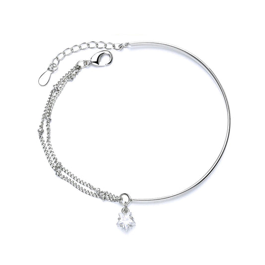 Star bracelet - dames armband 925 zilver - Liefs Jade