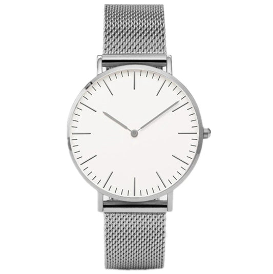 zilverkleurige dames horloge